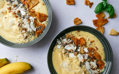 Eksotisk Smoothiebowl med mango og kokos